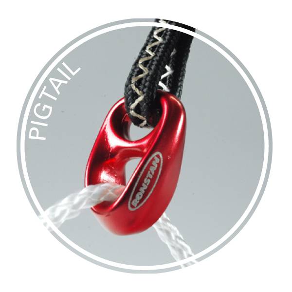 Ronstan Shock Block Sheaveless Pulley (Sold Individually)