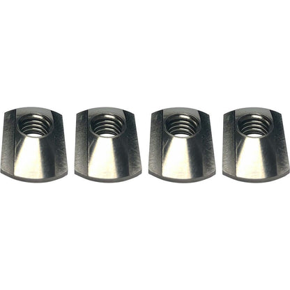 Foilite - M8 Titanium Hydrofoil Hardware Set - 4 Track Nuts And 4 M8 Screws
