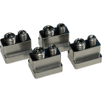 Foilite - Titanium Hydrofoil Track Lock Universal Track Nut - Set Of 4