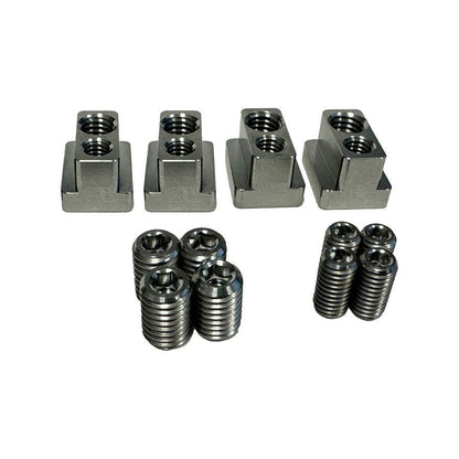 Foilite - Titanium Hydrofoil Track Lock Universal Track Nut - Set Of 4