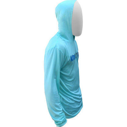 Kiteboarding.com Hooded Long Sleeve Water Jersey - Mint - 40% Off