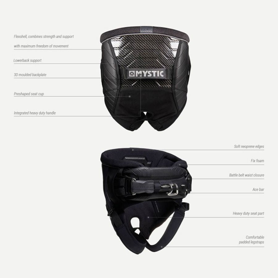 Mystic Marshall Seat Harness With Ace Spreader Bar
