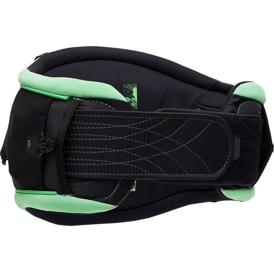 2024 Mystic Gem BK Womens Kiteboarding Waist Harness - Lime Green