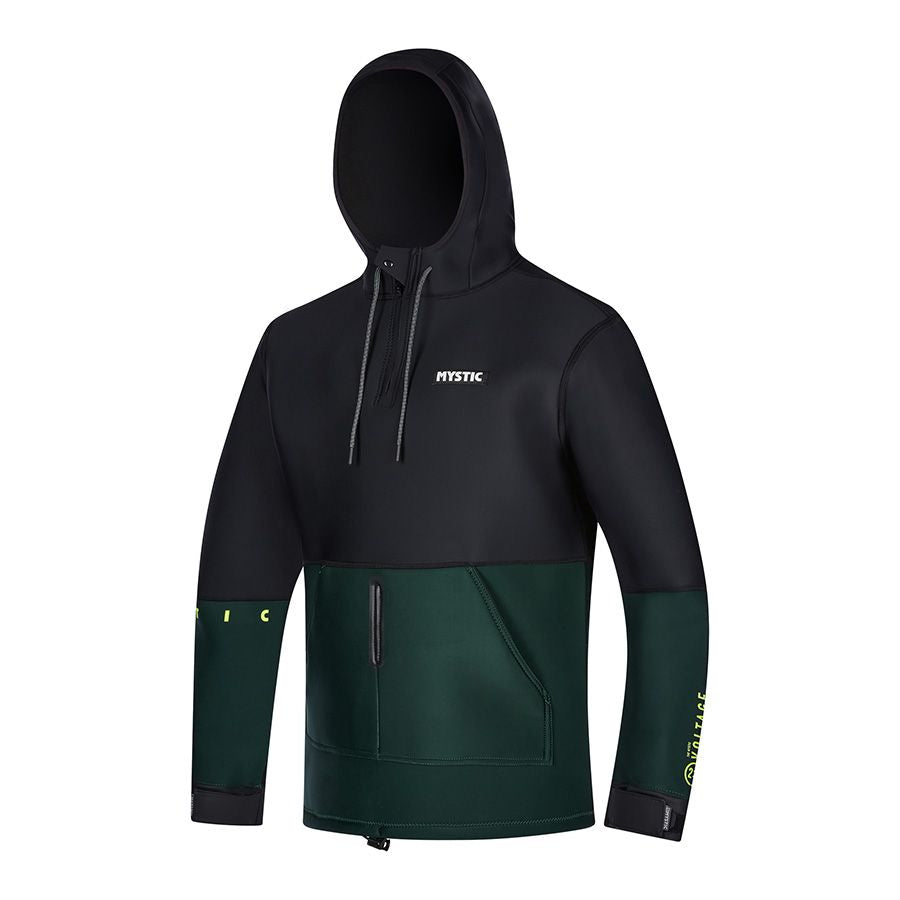 Mystic - Voltage Sweat - Neoprene Hoodie - Dark Leaf - 35% Off