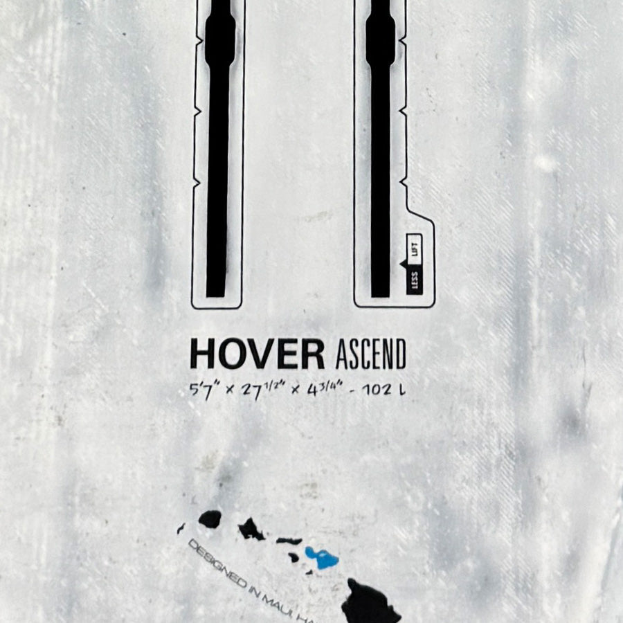 Naish 2025 Hover Wing Ascend Carbon Ultra Foil Board - Demo- 5'7" / 102L - 20% Off
