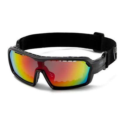 Ocean Chameleon Kiteboarding Water Shiny Black W/Red Revo Lense