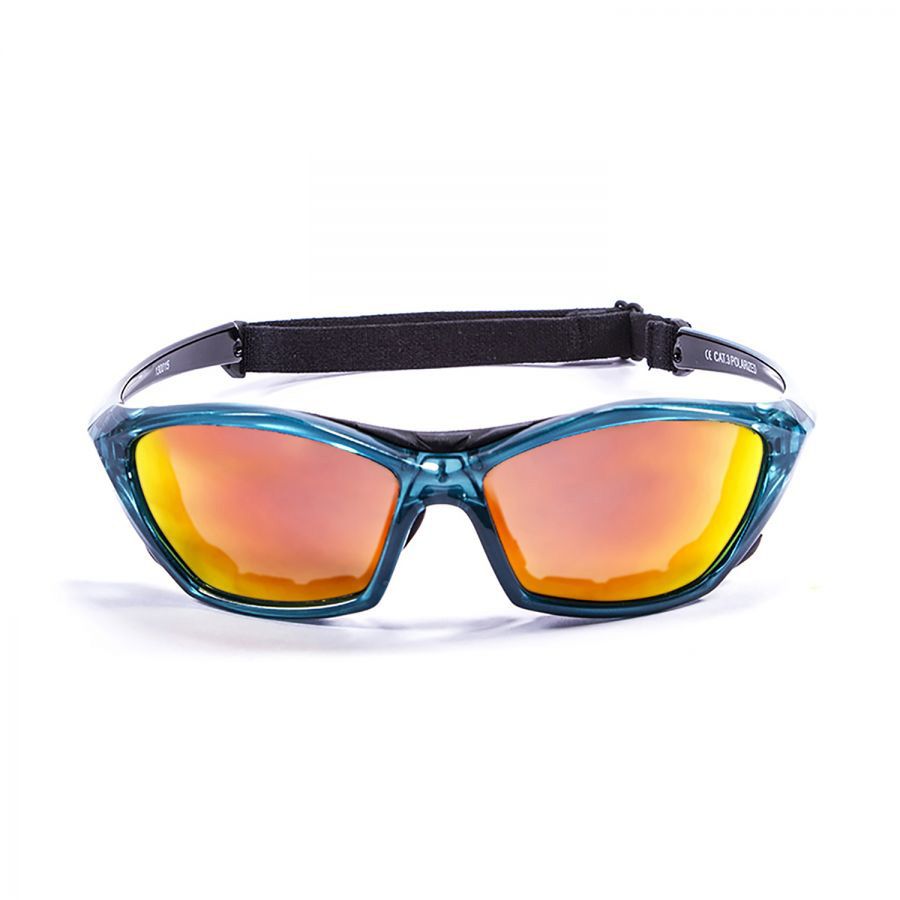 Ocean Lake Garda Kiteboarding Water Shades - Blue Transparent W/Red Revo Lens