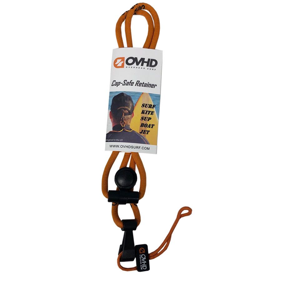 Overhead Surf Cap-Safe Retainer Lanyard Hat Leash