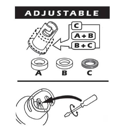 PKS H3 Adjustable SUP Style Flysurfer/Naish Pump Adapter