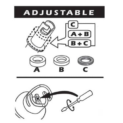 PKS H3 Adjustable SUP Style Flysurfer/Naish Pump Adapter