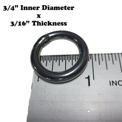 Stainless Steel Ring - Medium 3/4" Ring