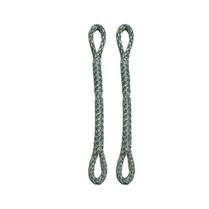 Slingshot Pigtail Loop-loop, 4 Inches, Grey (set Of 2)