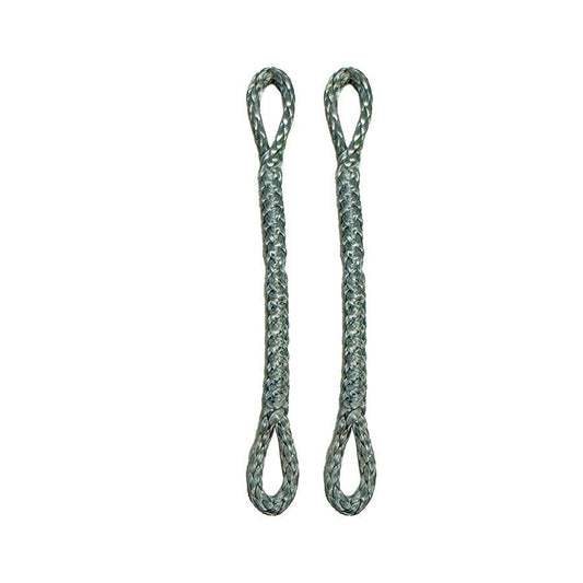 Slingshot Pigtail Loop-loop, 4 Inches, Grey (set Of 2)
