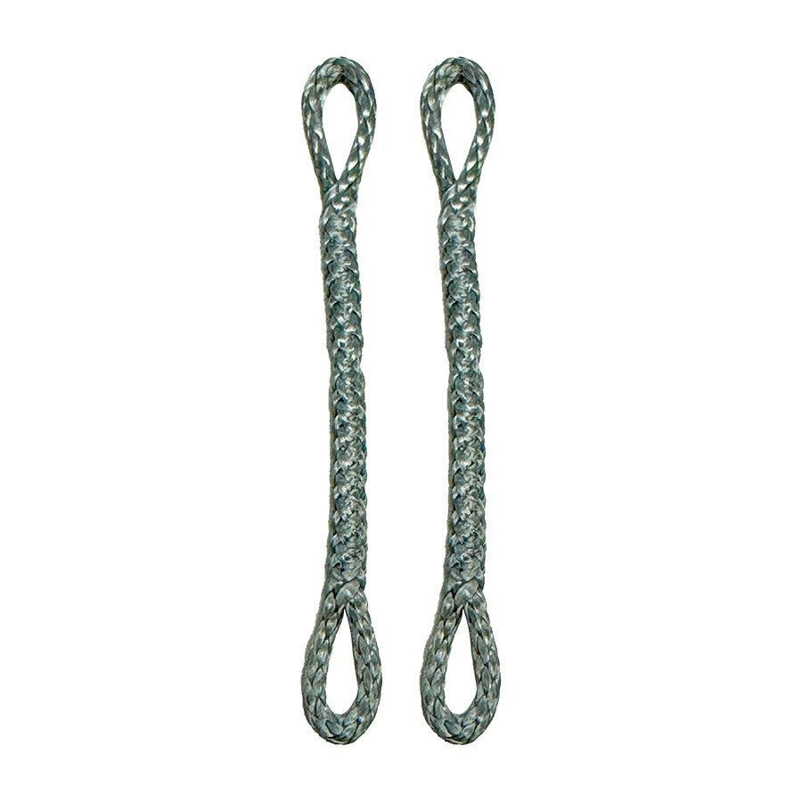 Slingshot Pigtail Loop-loop, 4.5 Inches, Grey (set Of 2)